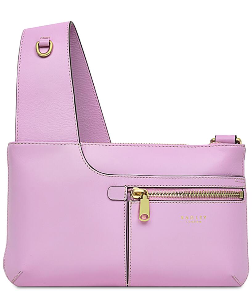 Radley London Pockets 2.0 Small Leather Ziptop Crossbody - Sugar Pink Cover