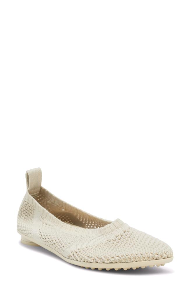 Bottega Veneta Atomic Mesh Ballerina Flat in Sea Salt Cover