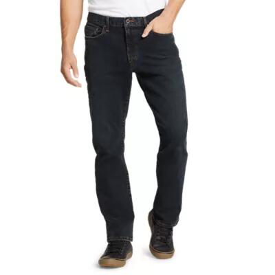 Eddie Bauer Men's Flex Jeans - Straight Fit Cover