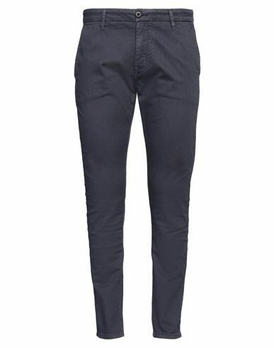 Guess Man Pants Blue Cotton, Elastane Cover