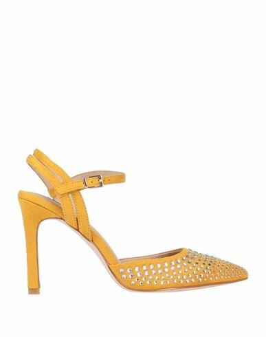 Ermanno Di Ermanno Scervino Woman Pumps Ocher Soft Leather Cover