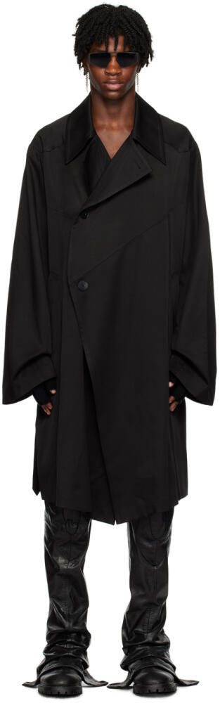 Julius Black Edge Seam Coat Cover