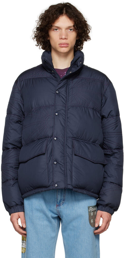 Rassvet Navy Quilted Jacket Cover