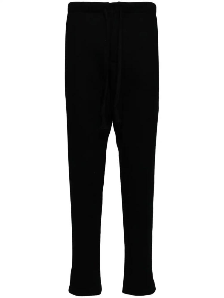 Greg Lauren grosgrain-trim track pants - Black Cover