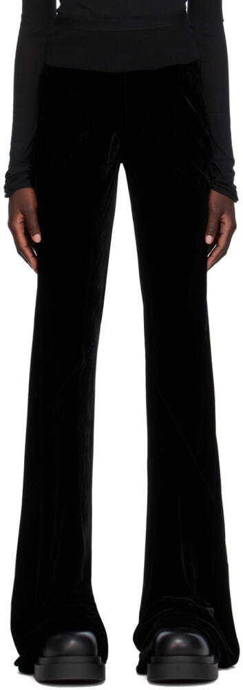 Rick Owens Black Bias Lounge Pants Cover