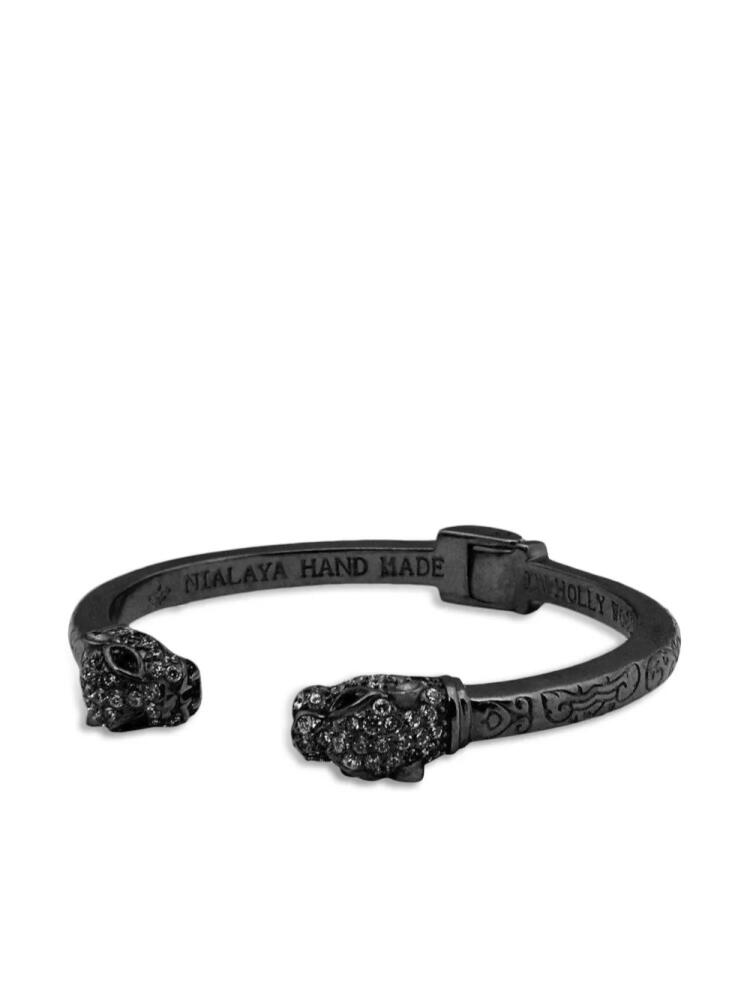 Nialaya Jewelry Panther bracelet - Black Cover