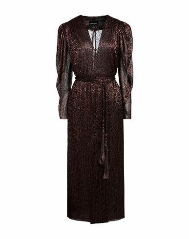 Sabina Musáyev Woman Midi dress Bronze Polyester Cover