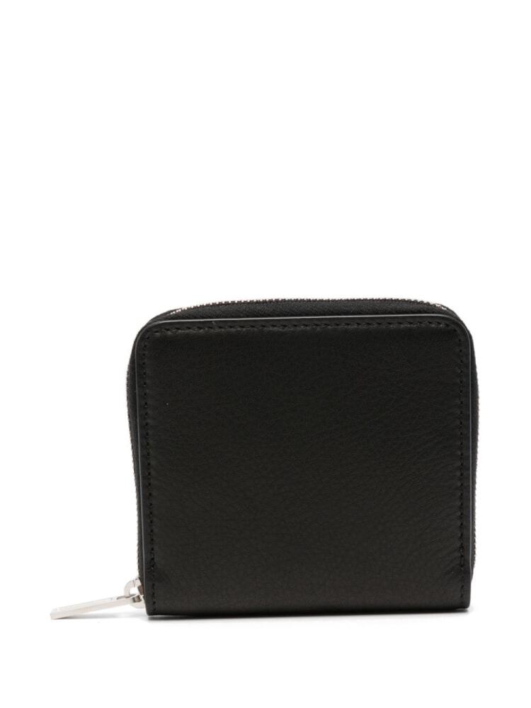 Rick Owens zip-up leather wallet - Black Cover