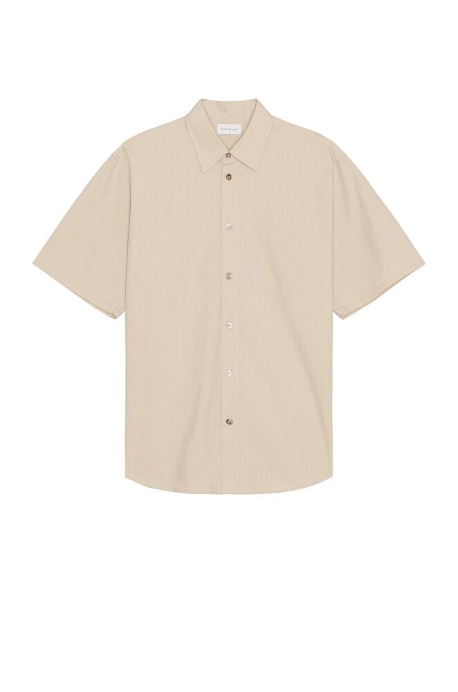 JOHN ELLIOTT Ss Cloak Button Up in White Cover