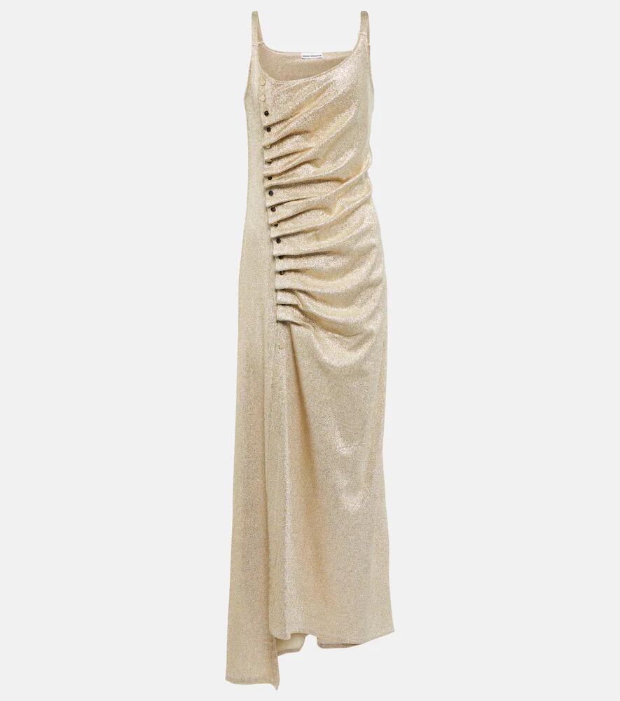 Rabanne Metallic wrap dress Cover