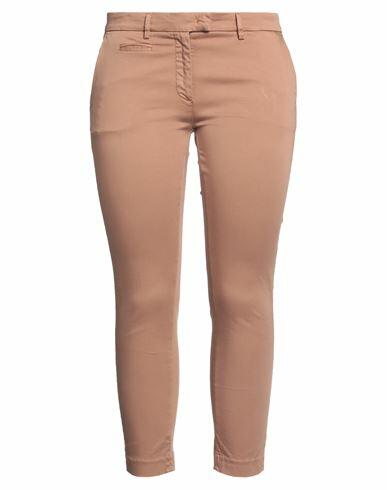 Mason's Woman Pants Camel Cotton, Polyester, Elastane Cover