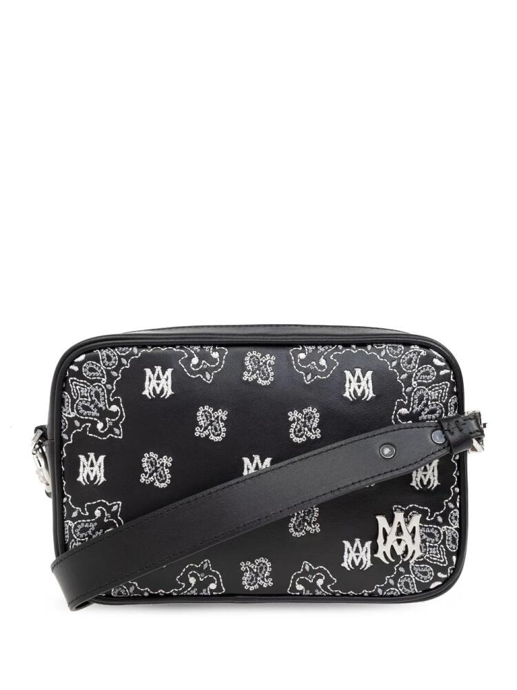 AMIRI Bandana leather crossbody bag - Black Cover