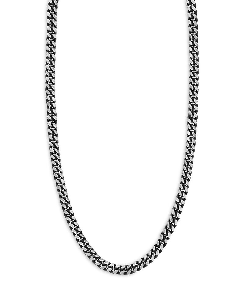 Milanesi And Co Oxidized Sterling Silver Curb Chain Necklace, 24 Cover