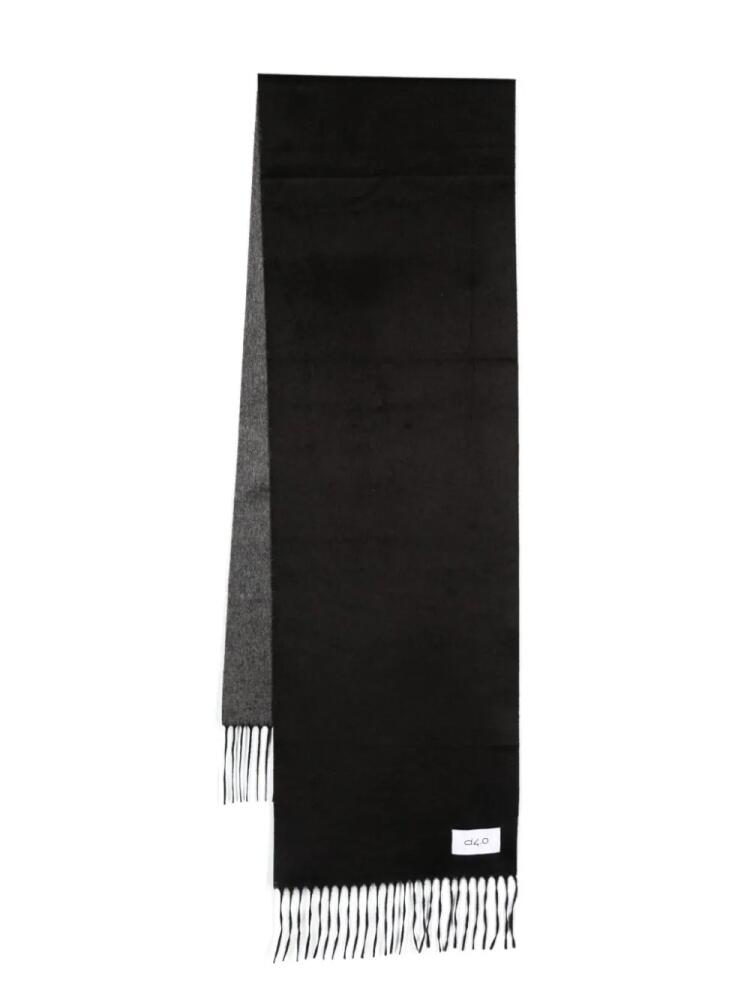 D4.0 logo-patch scarf - Black Cover