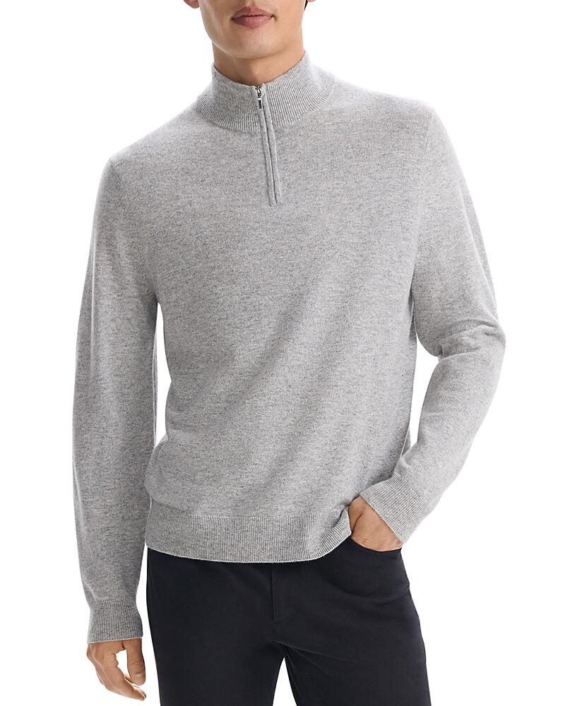 Theory Hilles Quarter Zip Cashmere Sweater Cover