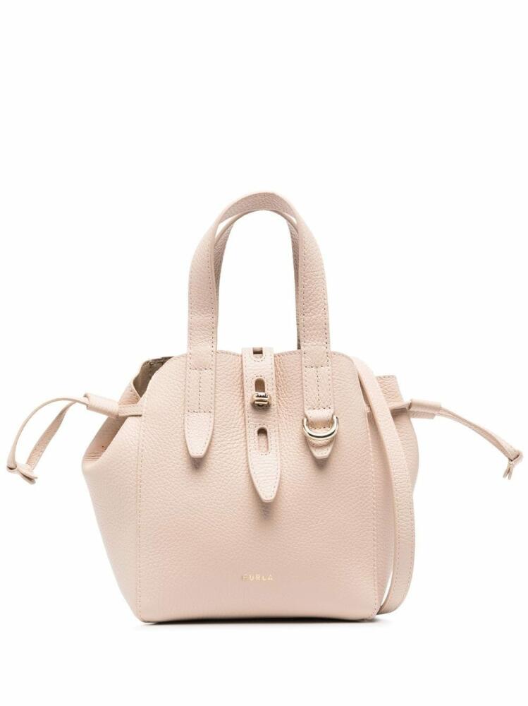 Furla Net leather tote bag - Pink Cover