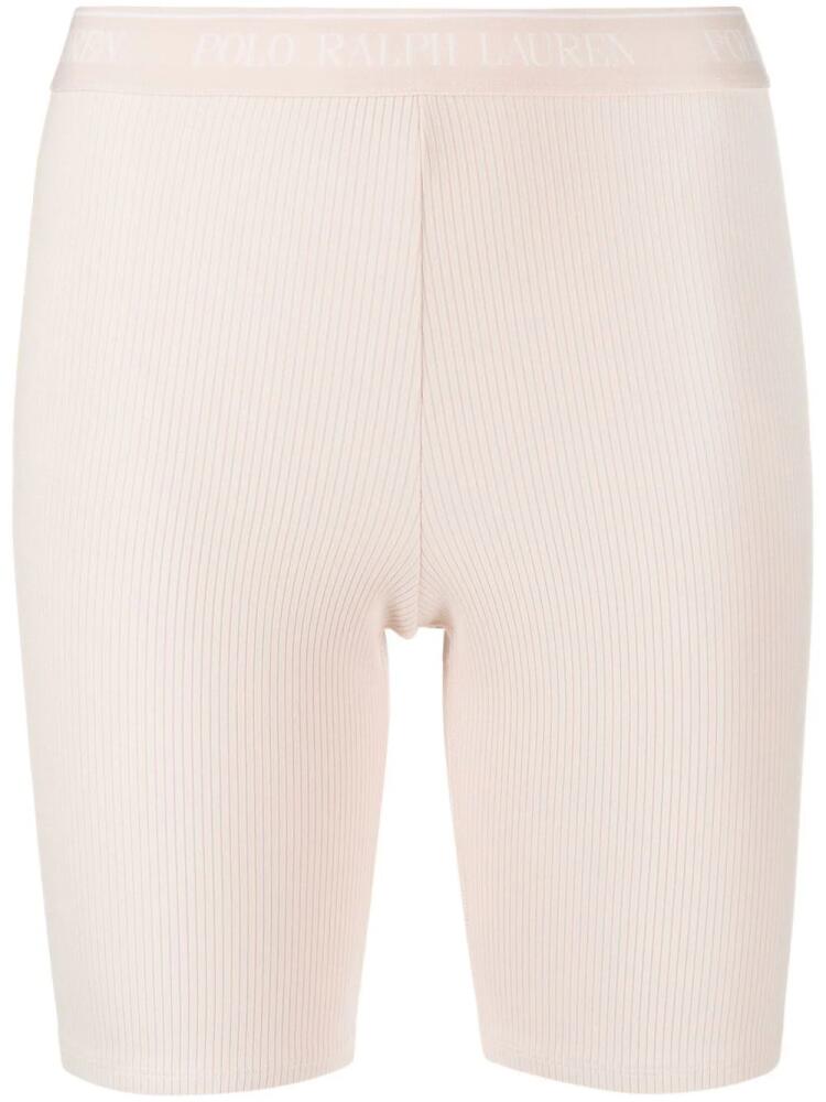 Polo Ralph Lauren fine-ribbed compression shorts - Pink Cover