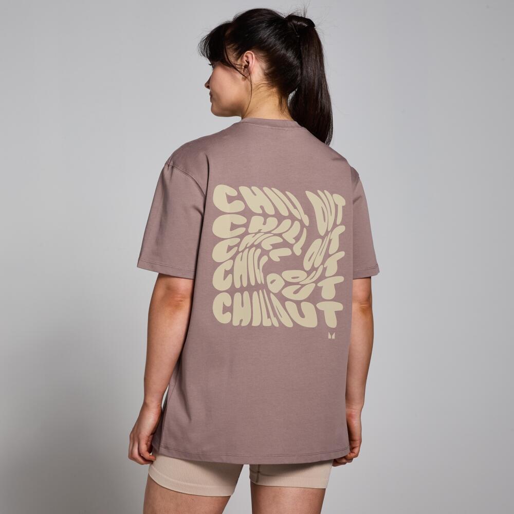 MP Tempo Oversized Chill Out Graphic T-Shirt - Hazelnut - S - M Cover