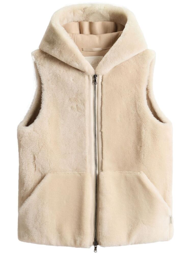 Woolrich shearling vest - Neutrals Cover