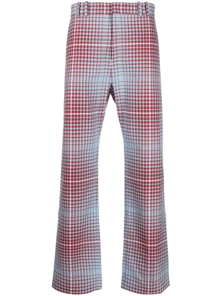 Charles Jeffrey Loverboy checked tailored trousers - Blue Cover