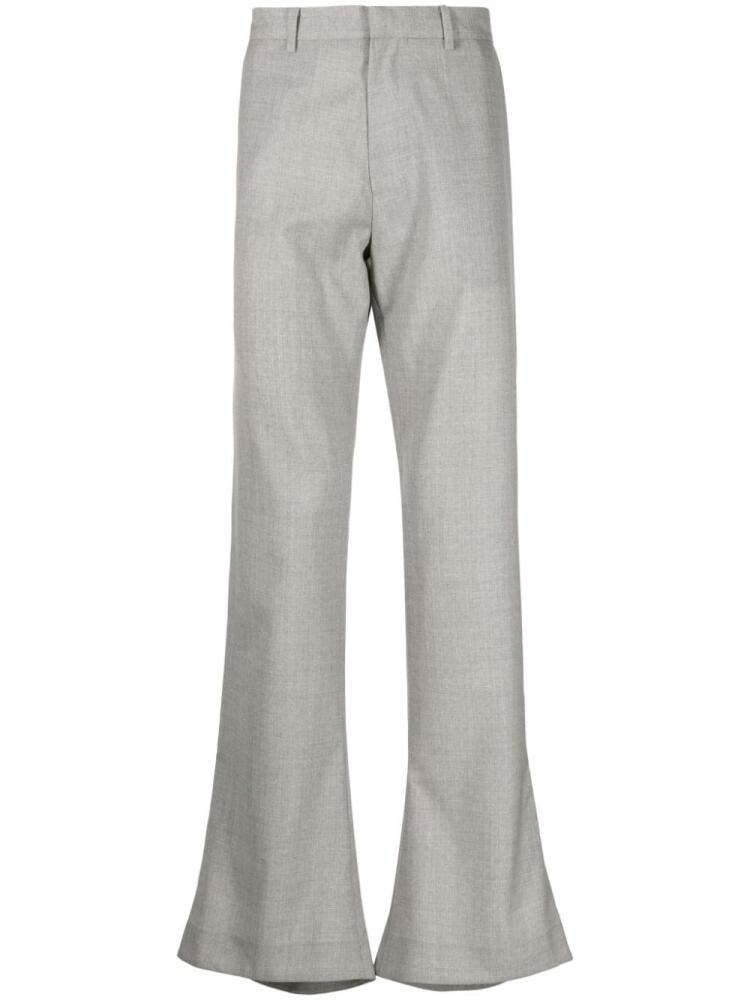 AARON ESH high-waist flared trousers - Grey Cover