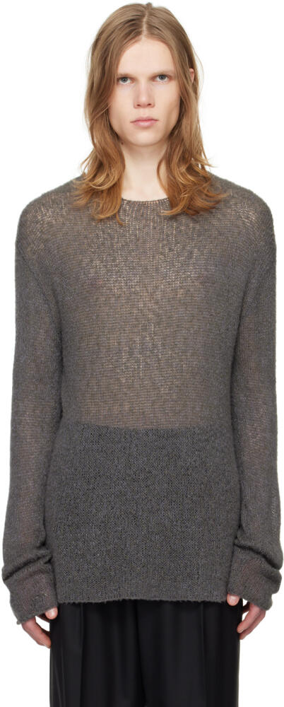 The Row Gray Flavio Sweater Cover