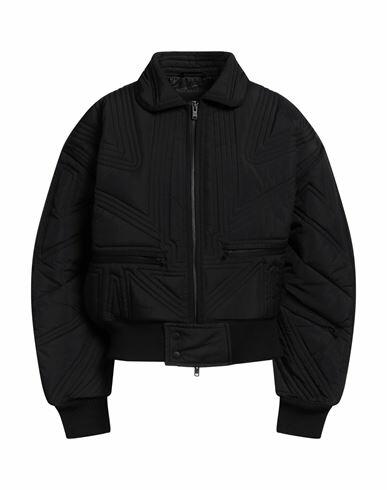 Y-3 Woman Jacket Black Polyamide, Recycled polyester, Polyacrylic, Wool Cover