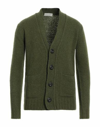 Filippo De Laurentiis Man Cardigan Green Merino Wool, Cashmere, Polyamide Cover