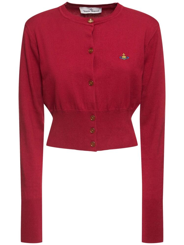 VIVIENNE WESTWOOD Bea Cotton & Cashmere Knit Crop Cardigan Cover