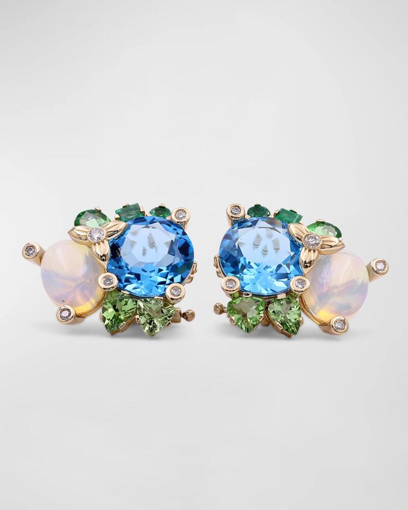 Stephen Dweck Multi-Gemstone and Diamond Earrings Cover