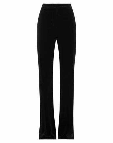 Max Mara Studio Woman Pants Black Cotton, Elastane Cover