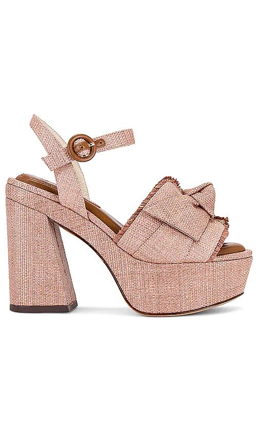 Alexandre Birman Maxi Clarita Raffia 120 Sandal in Brown Cover