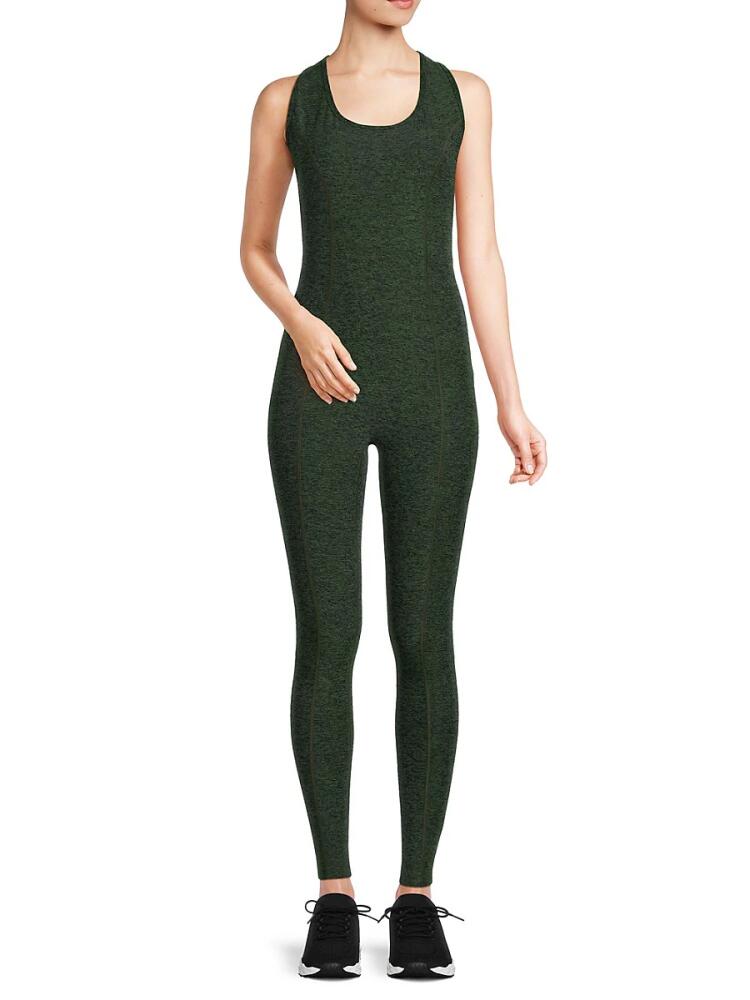 Year of Ours Women's Stretch Roundneck Jumpsuit - Forest Green Cover