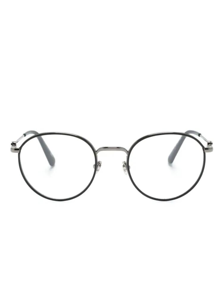 Moncler Eyewear round-frame glasses - Black Cover