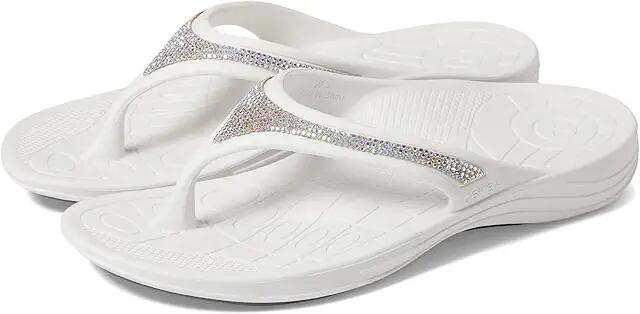 Aetrex Fiji Sparkle (White) Women's Shoes Cover