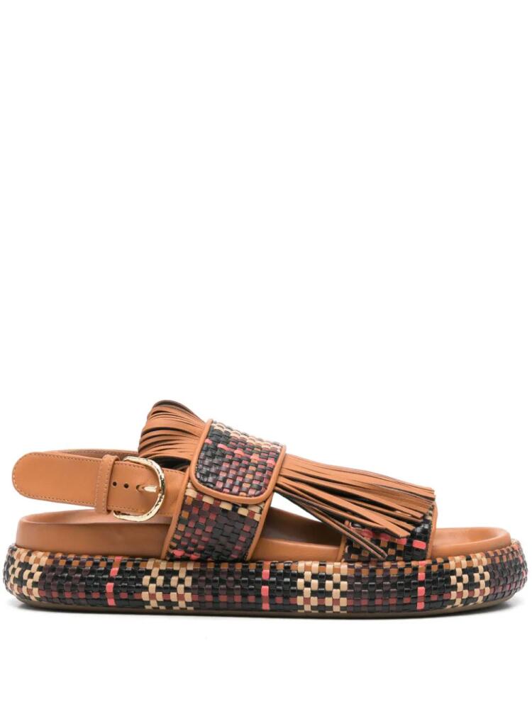 Ulla Johnson Alba leather sandals - Brown Cover