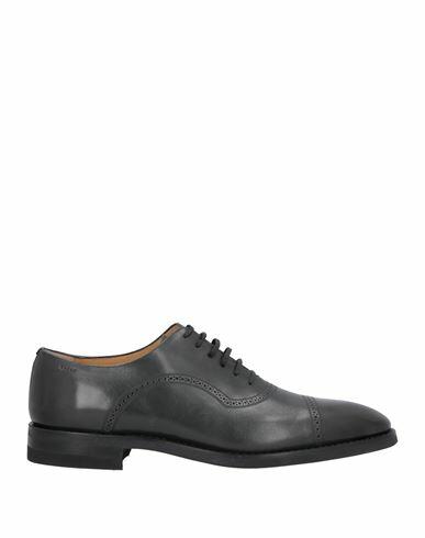 Bally Man Lace-up shoes Steel grey Calfskin Cover