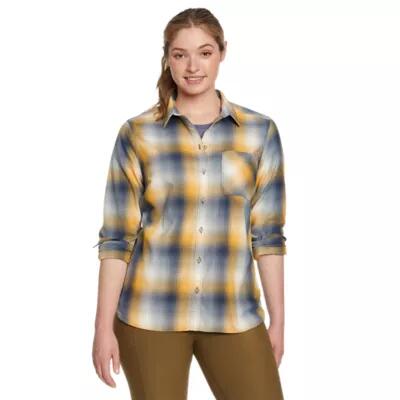 Women's Eddie Bauer Expedition Performance Flannel 2.0 Shirt Cover