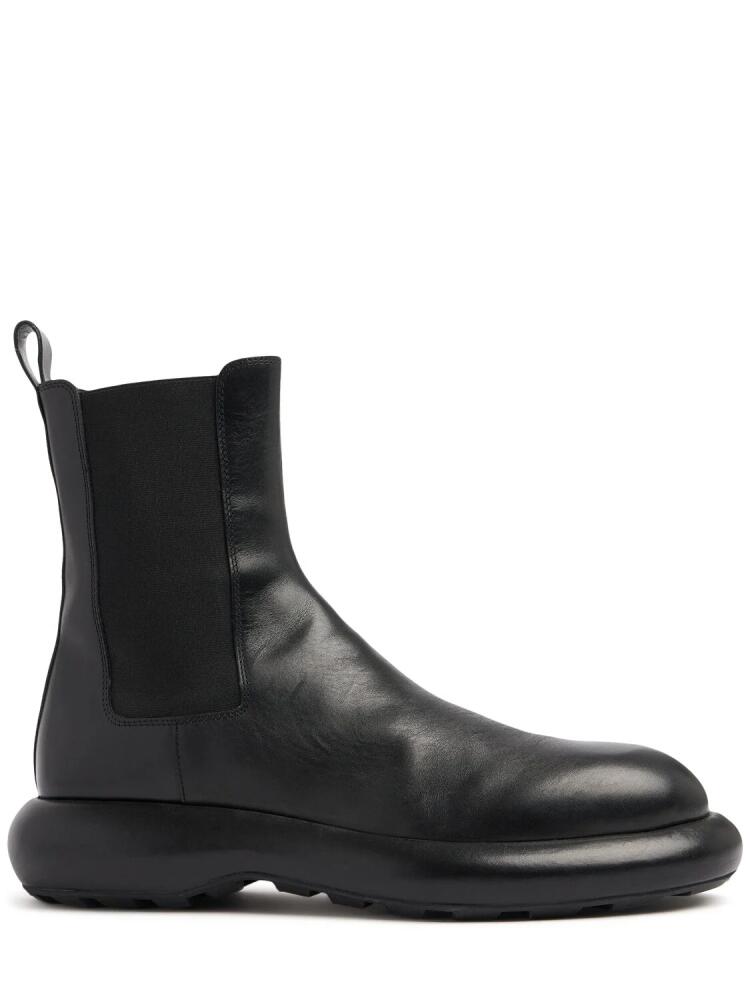 JIL SANDER Leather Chelsea Boots Cover