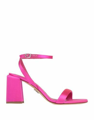 Sergio Levantesi Woman Sandals Fuchsia Textile fibers Cover