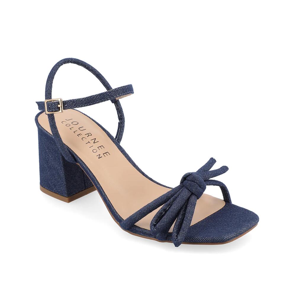 Journee Collection Meryl Sandal | Women's | Dark Denim Blue Cover