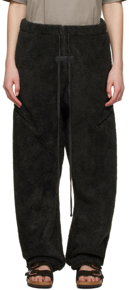 Fear of God ESSENTIALS Black Polyester Lounge Pants Cover