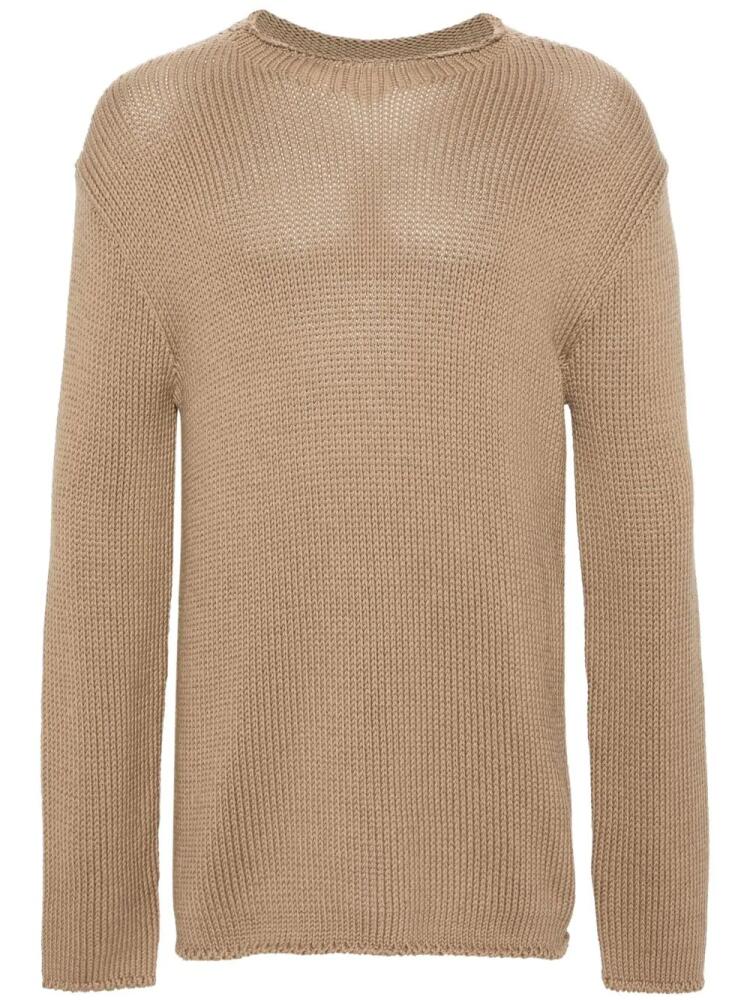 The Row Anteo long-sleeve jumper - Brown Cover