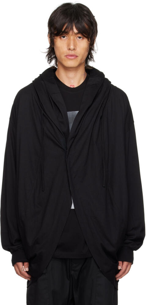 Julius Black Draped Cardigan Cover