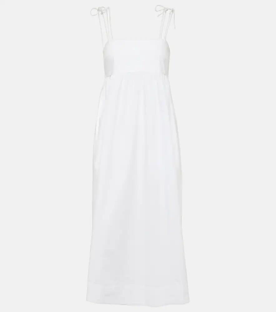 Ganni Cotton poplin midi dress Cover