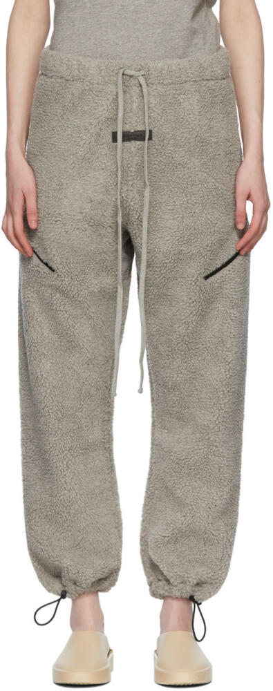 Fear of God ESSENTIALS Gray Polyester Lounge Pants Cover