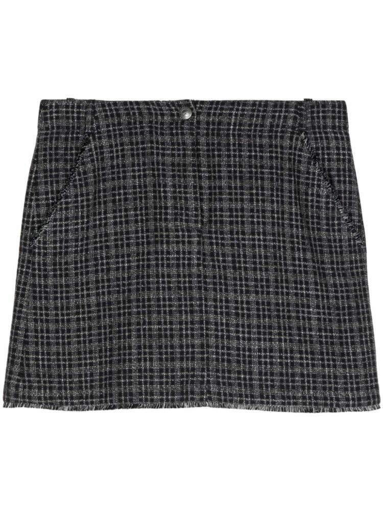 A.P.C. Rebekah tweed miniskirt - Blue Cover