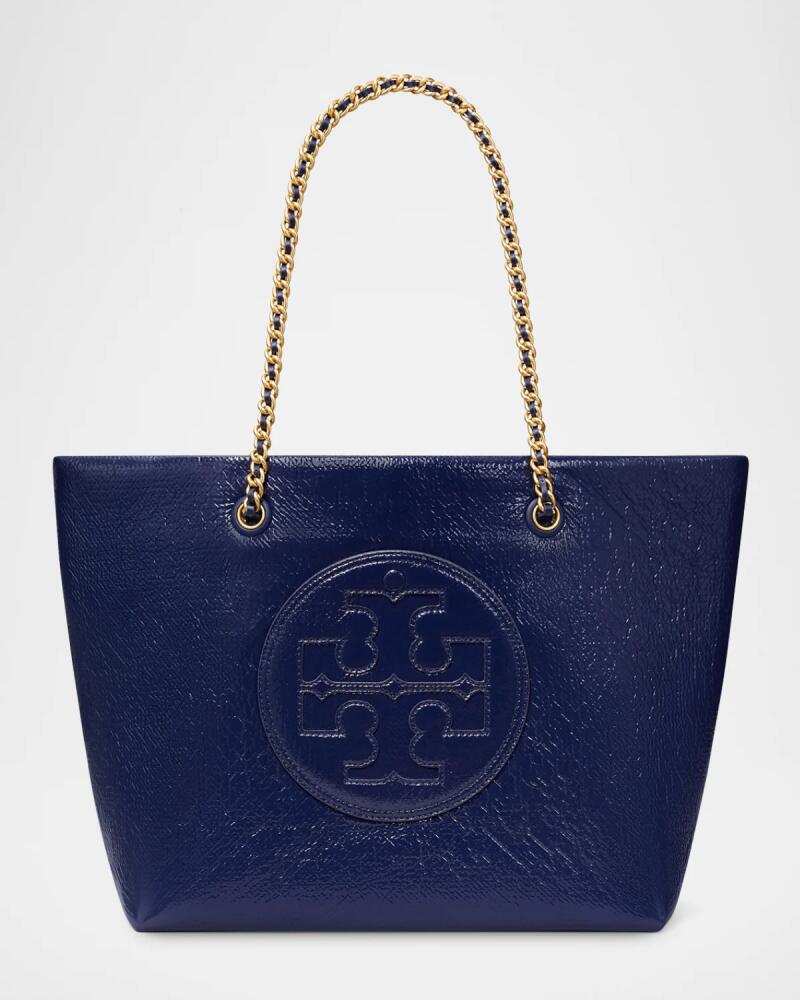 Tory Burch Ella Crinkled Patent Chain Tote Bag Cover