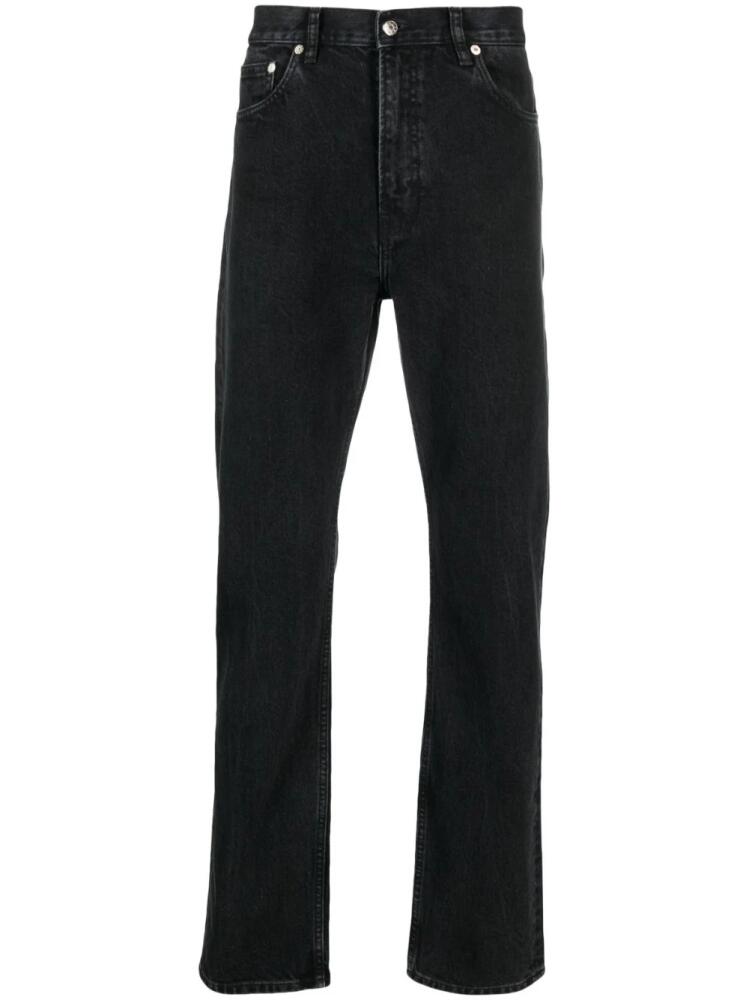 Filippa K straight-leg cotton jeans - Black Cover