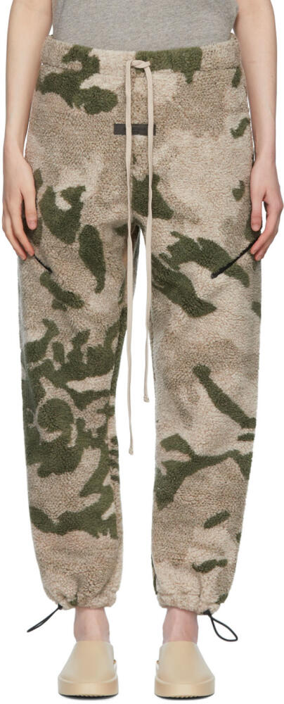 Fear of God ESSENTIALS Khaki Polyester Lounge Pants Cover